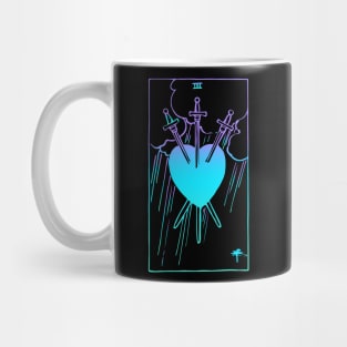 3 of Swords Tarot Card Rider Waite Witchy Mug